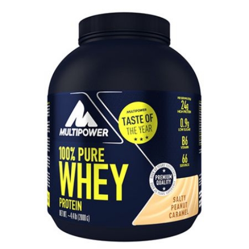 Billede af 100% Ren Whey Protein 2000g - Saltet Jordnød Karamel