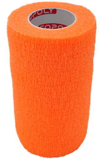 Billede af Selvklæbende elastisk bandage 10 cm - Orange