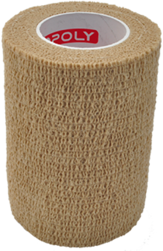 Billede af Selvklæbende elastisk bandage 7,5 cm - Beige