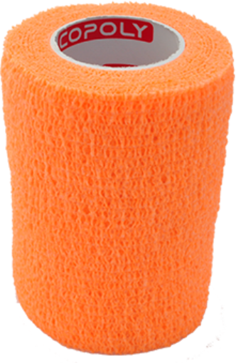 Billede af Selvklæbende elastisk bandage 7,5 cm - Orange