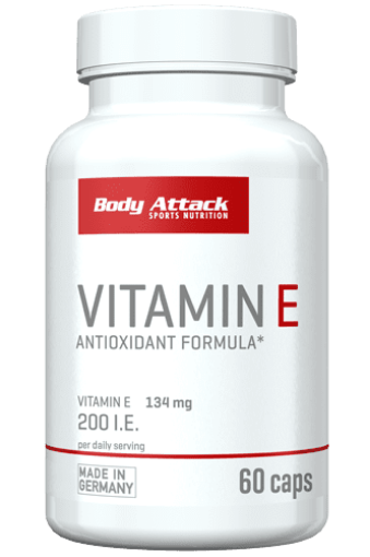 Billede af Vitamin E - 60 kapsler Body Attack