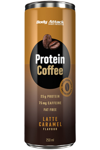 Billede af Protein Kaffe - 250ml Karamel-Latte Body Attack