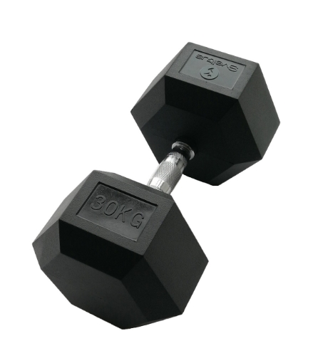 Billede af Hexagonformet håndvægt 30 kg - Dumbbell