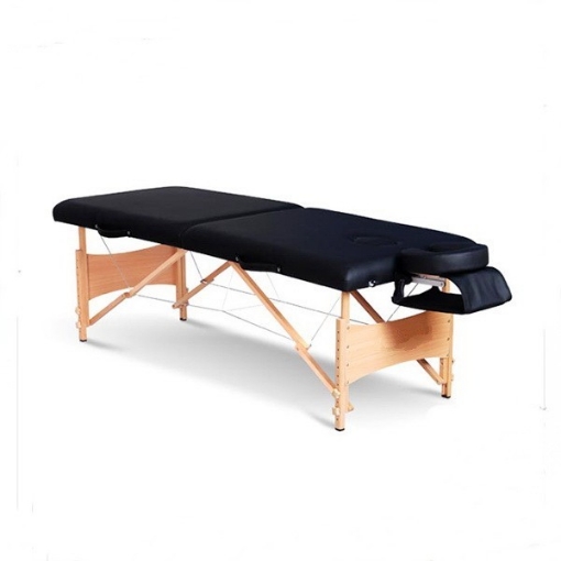 Billede af Massagebriks af træ - 220 cm Beige