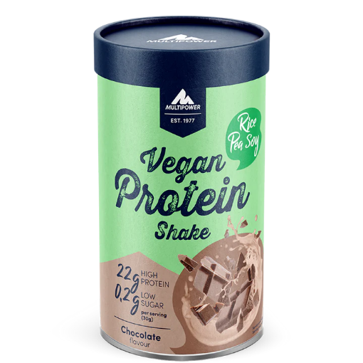 Billede af Vegan Protein Shake 420g - Chocolate MultiPower