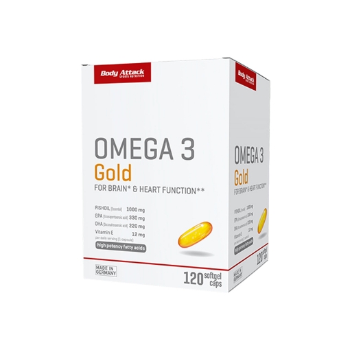 Billede af OMEGA 3 GOLD - 120 CAPS BODY ATTACK