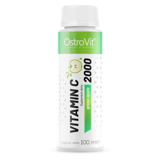 Billede af OstroVit Vitamin C 2000 Shot 100 ml - Grønt Æble