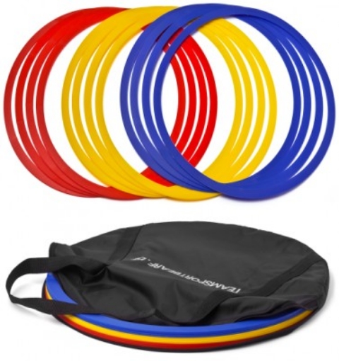 Billede af Sæt med 12 ringe med cover 40cm - TEAMSPORT