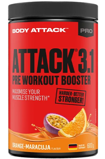 Billede af PRE ATTACK 600G - SOLBÆR BODY ATTACK