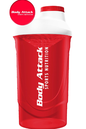 Billede af RØD-HVID SHAKER 600 ML BODY ATTACK