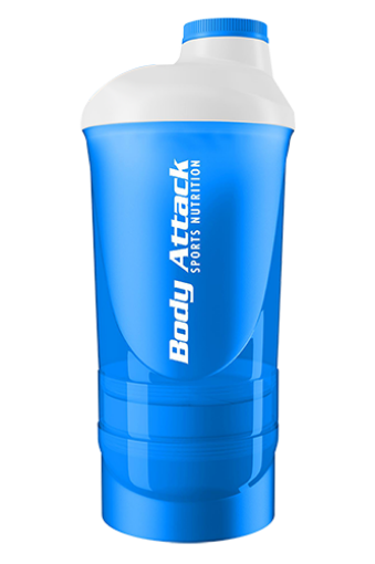 Billede af SHAKER ALBASTRU-ALB 600 ML BODY ATTACK