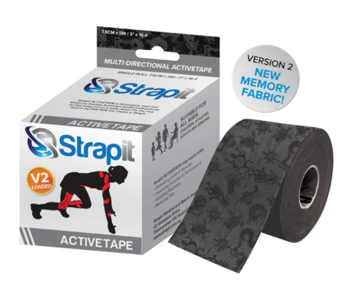 Billede af DYNAMIC ACTIVETAPE 7,5CM x 5M  - SORT/SORT