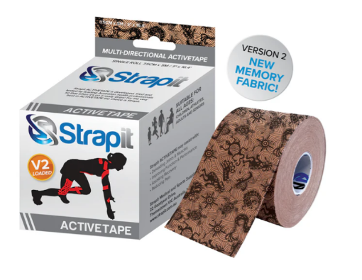 Billede af DYNAMIC ACTIVETAPE 7,5CM x 5M - BEIGE/SORT