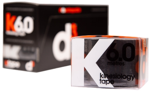 Billede af K6.0 Kinesiologitape Sort 5 cm x 6 m - d3Tape